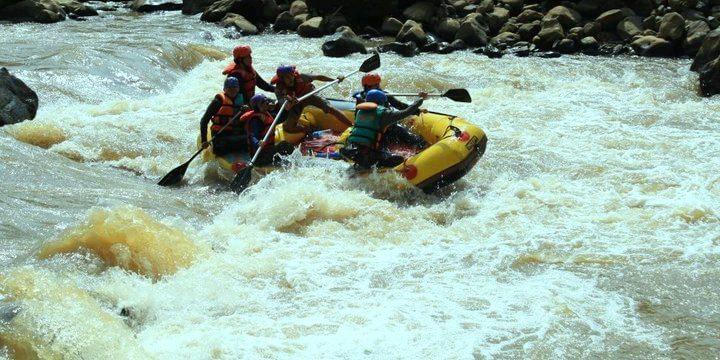 Cimanuk River rafting, Garut, Indonesia