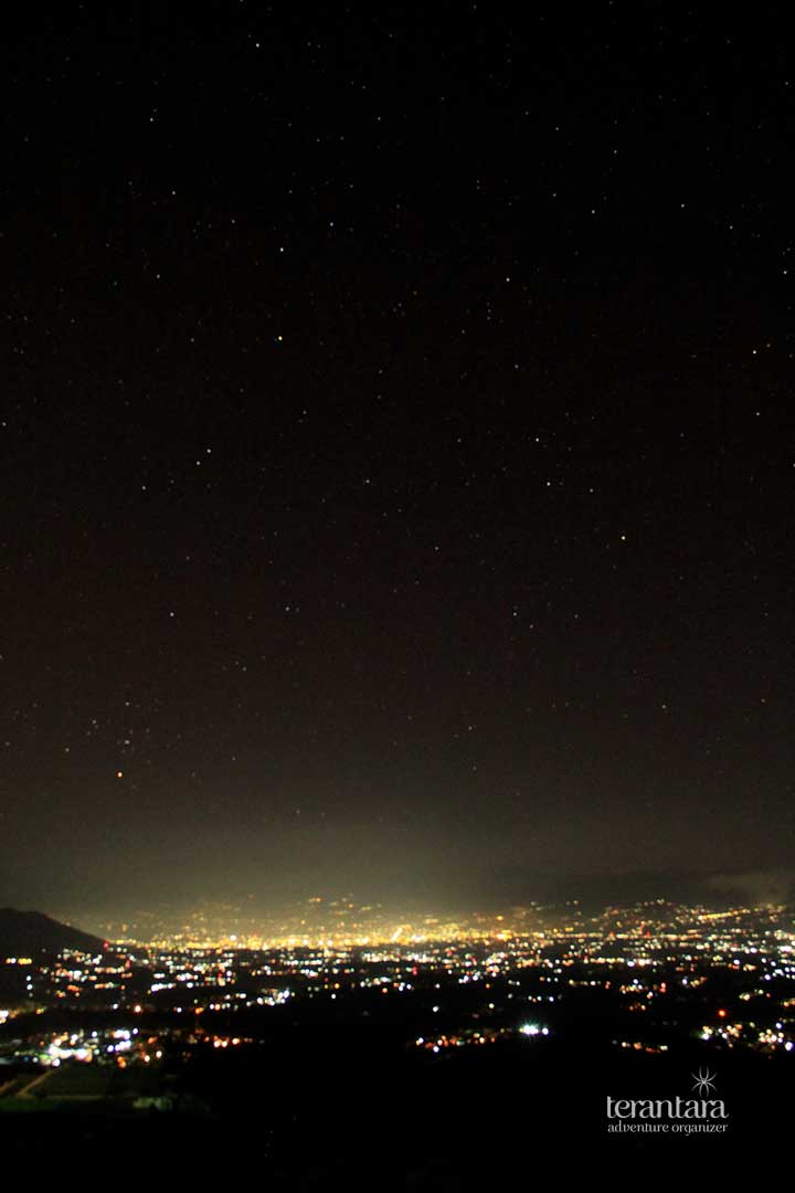 Garut City View from Papandayan Mountain