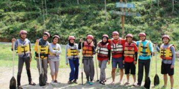 Risa Group Rafting in Palayangan River