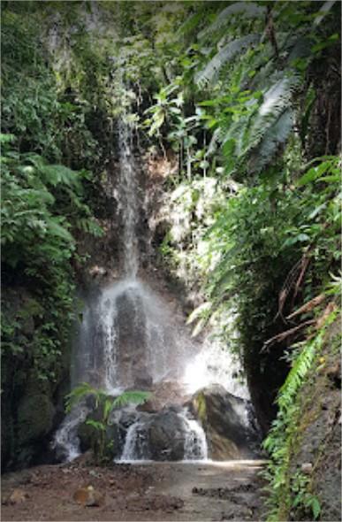 Curug (Waterfall) Near Bobojong Camping Ground