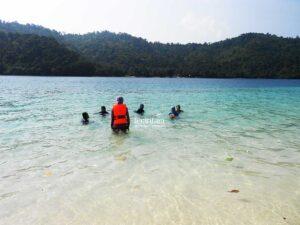 Swimming and Snorkeling in Kiluan Bay by Terantara