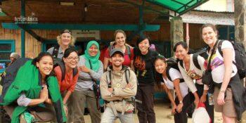 Mount Gede Trekking with Australian Embassy and AusAID Group