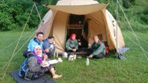 ITB Alumni Relaxing in Tent