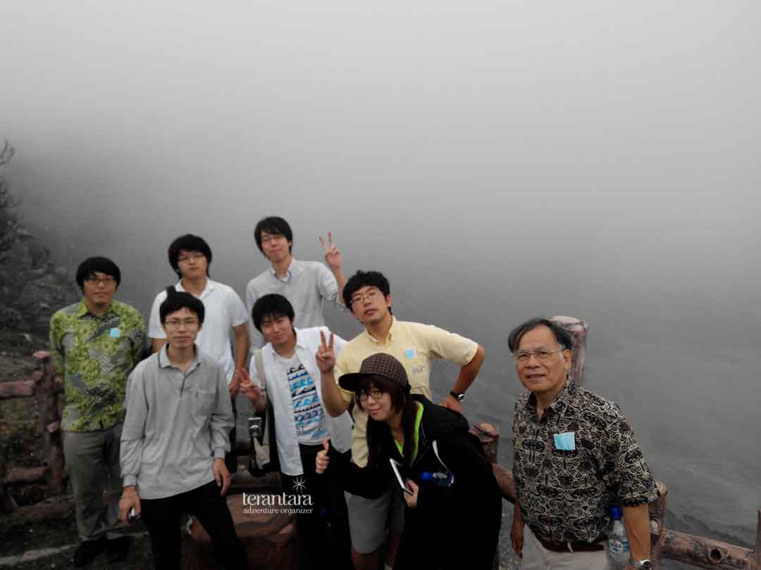Misty Crater of Tangkuban Perahu