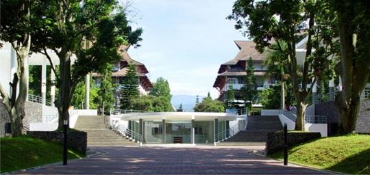 Mount Tangkuban Parahu as Viewed from ITB Campus Center