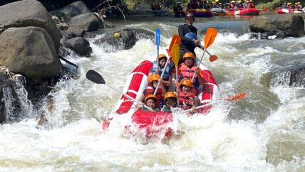 Rafting at Cisadane River Bogor