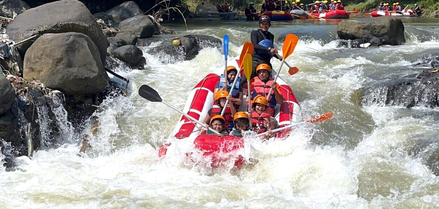 Rafting at Cisadane River Bogor